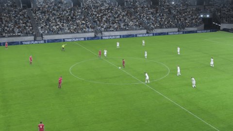 伟德国际直播的足球比赛精彩进攻画面